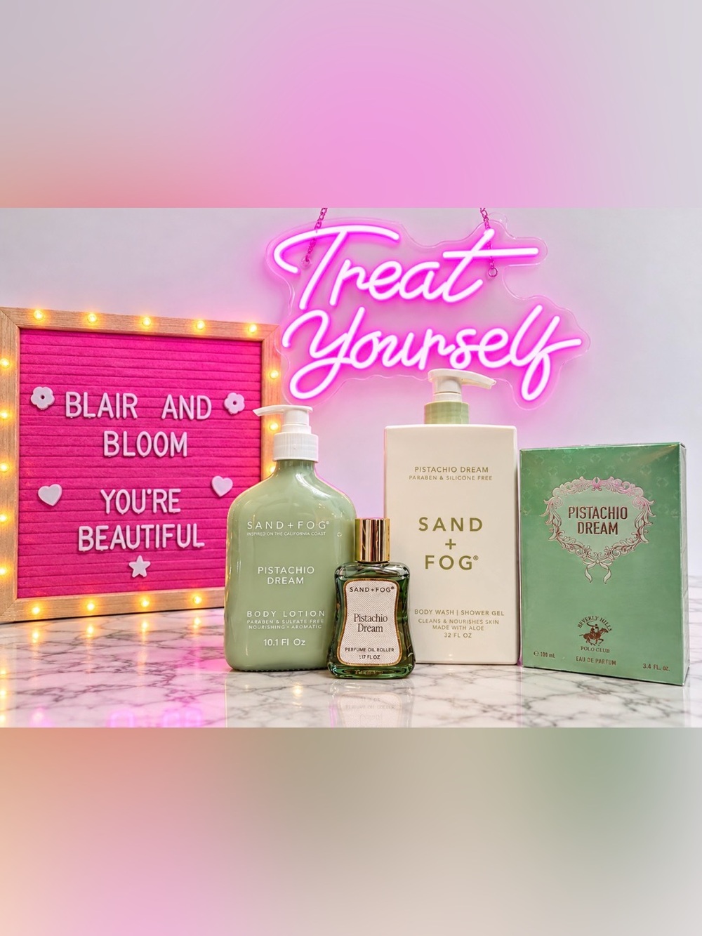 Sand + Fog Pistachio Dream Bundle with Pistachio Dream 100mL Polo Ralph Lauren
